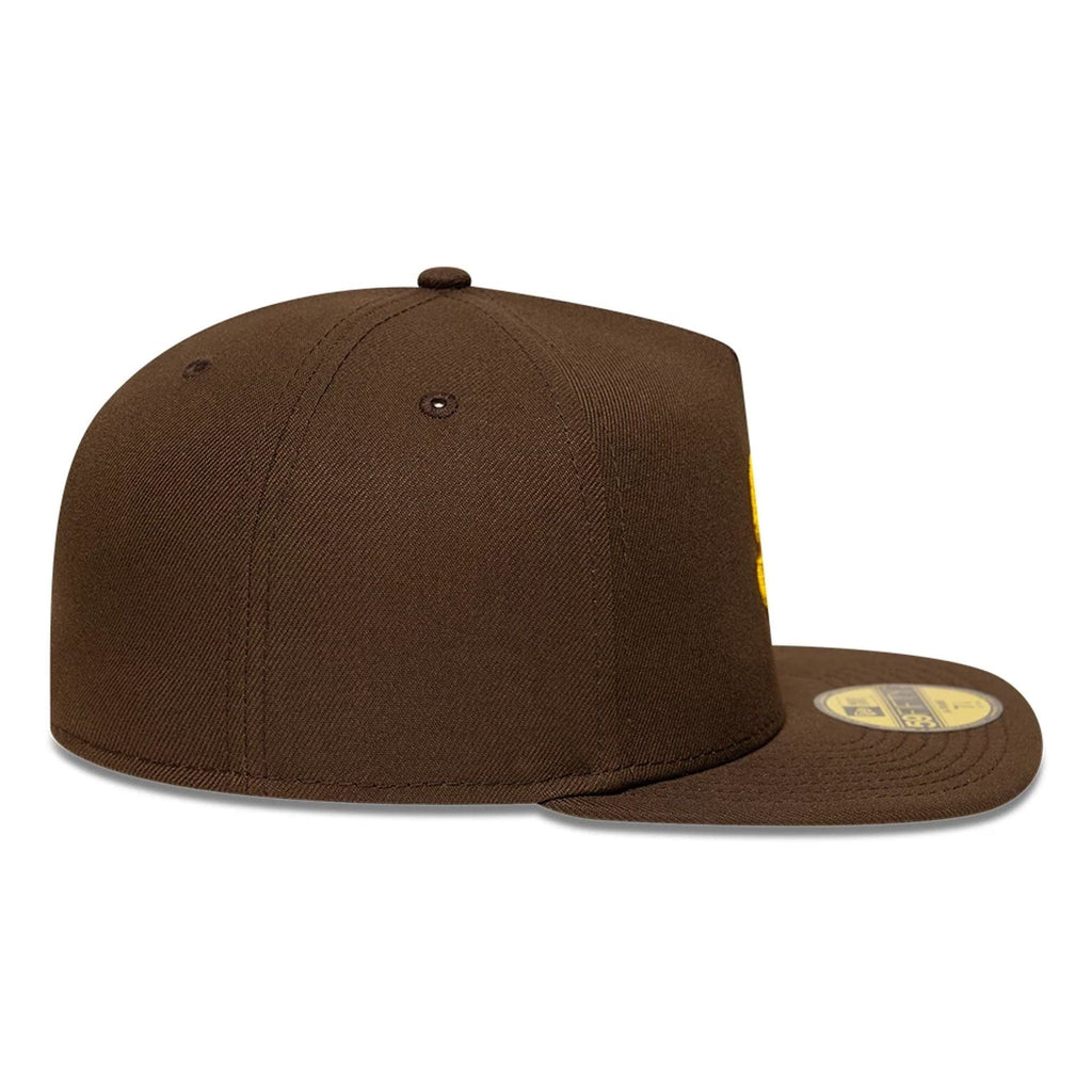 San Diego Padres MLB Dark Brown 59FIFTY A-Frame Fitted Cap
