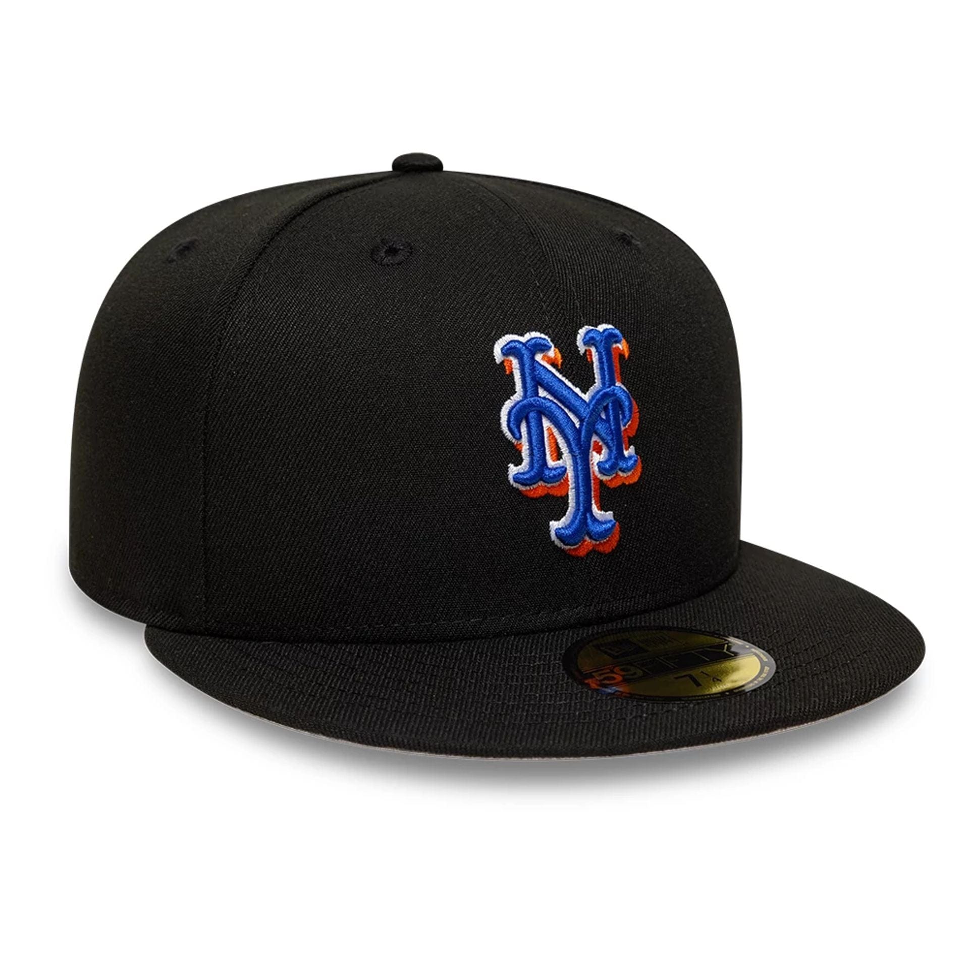 New York Mets MLB Black 59FIFTY Fitted Cap