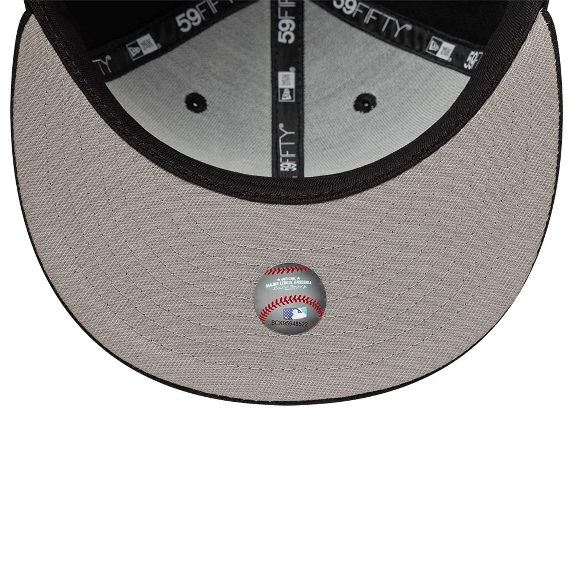 New York Mets MLB Black 59FIFTY Fitted Cap