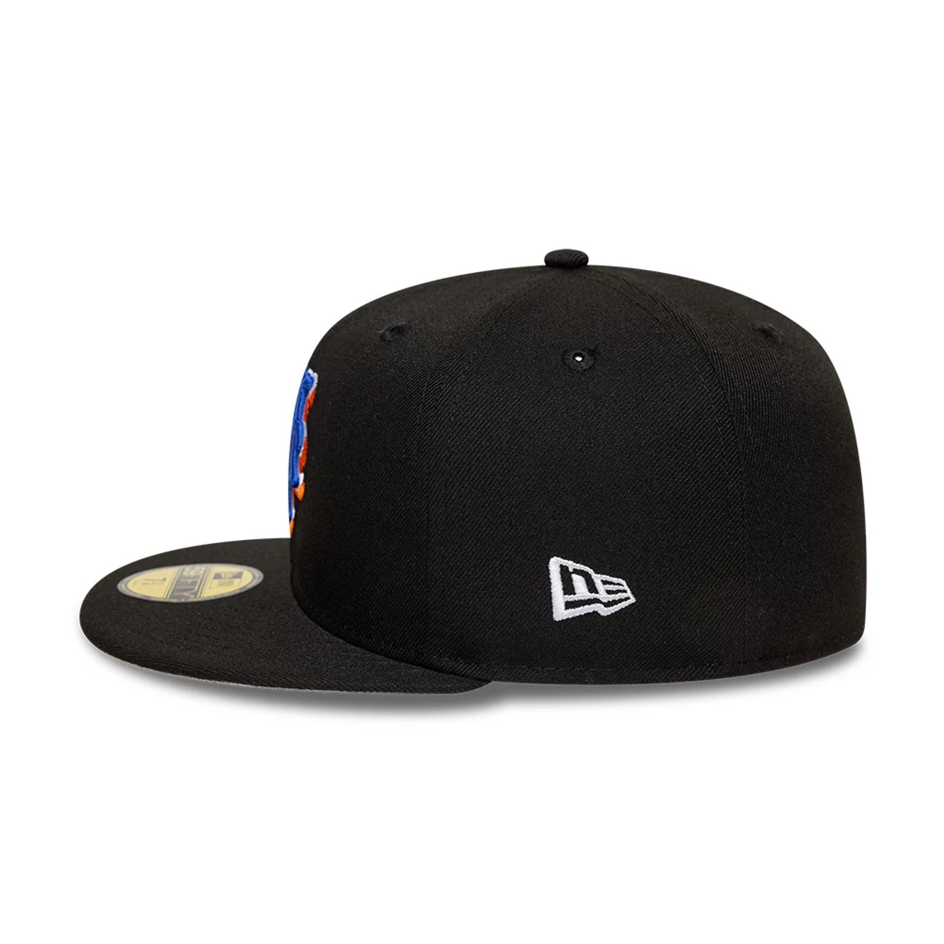New York Mets MLB Black 59FIFTY Fitted Cap