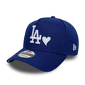 LA Dodgers MLB Heart Dark Blue 9FORTY A-Frame Adjustable Cap