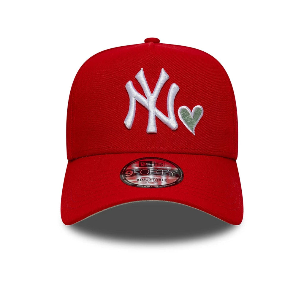 New York Yankees MLB Heart Red 9FORTY A-Frame Adjustable Cap