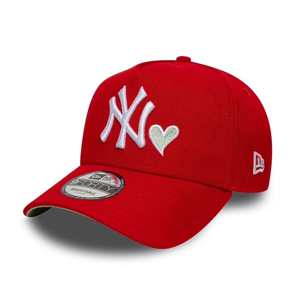 New York Yankees MLB Heart Red 9FORTY A-Frame Adjustable Cap