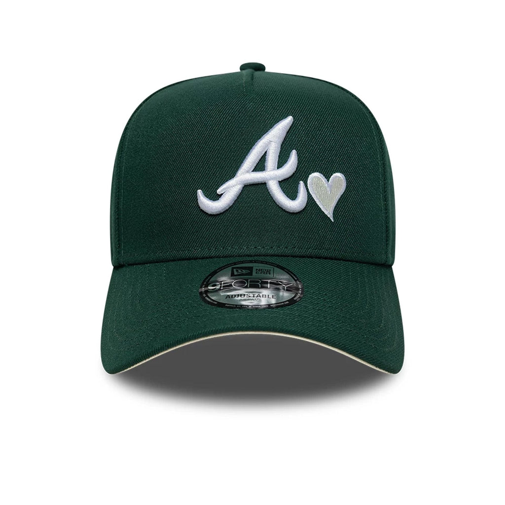 Atlanta Braves MLB Heart Dark Green 9FORTY A-Frame Adjustable Cap