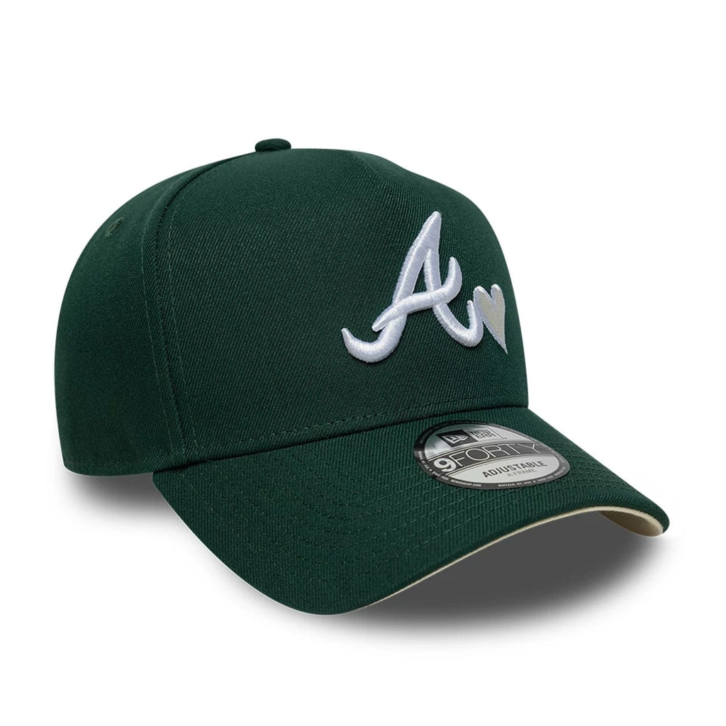 Atlanta Braves MLB Heart Dark Green 9FORTY A-Frame Adjustable Cap