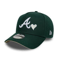 Atlanta Braves MLB Heart Dark Green 9FORTY A-Frame Adjustable Cap