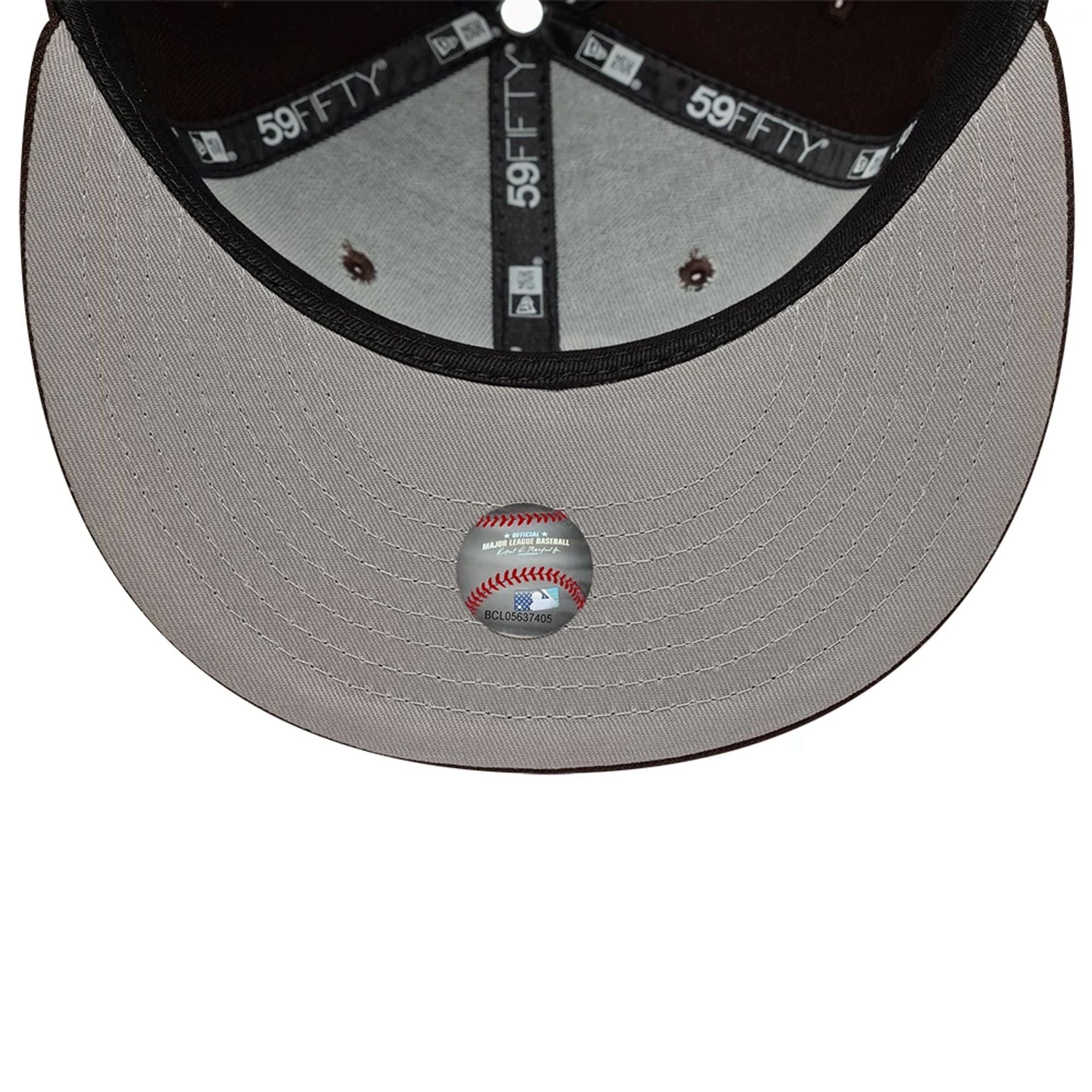 Athletics MLB Dark Brown 59FIFTY Fitted Cap