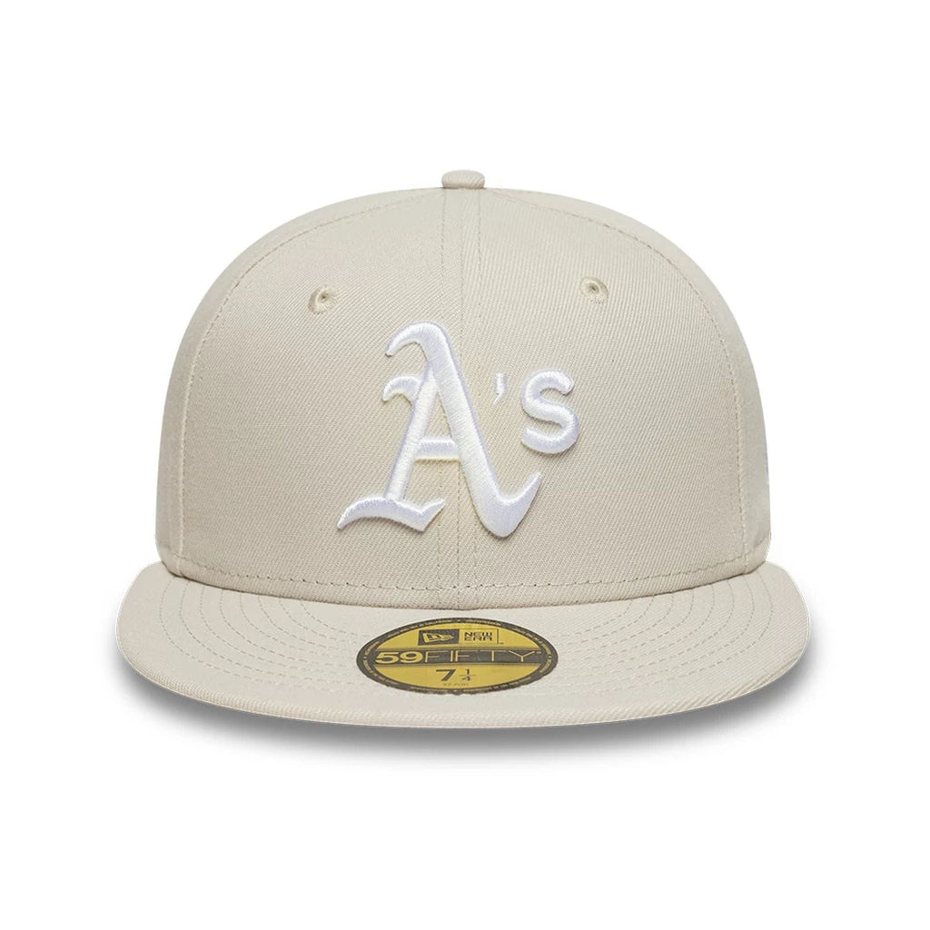 Athletics MLB Beige 59FIFTY Fitted Cap