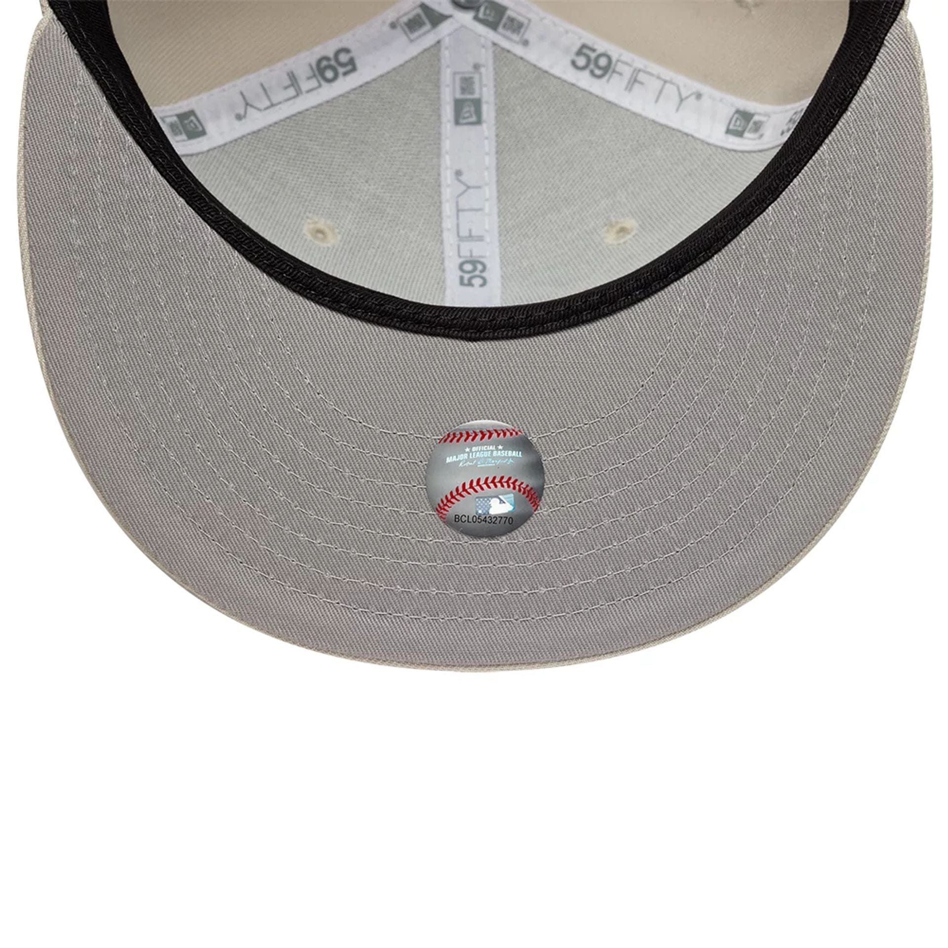 Athletics MLB Beige 59FIFTY Fitted Cap