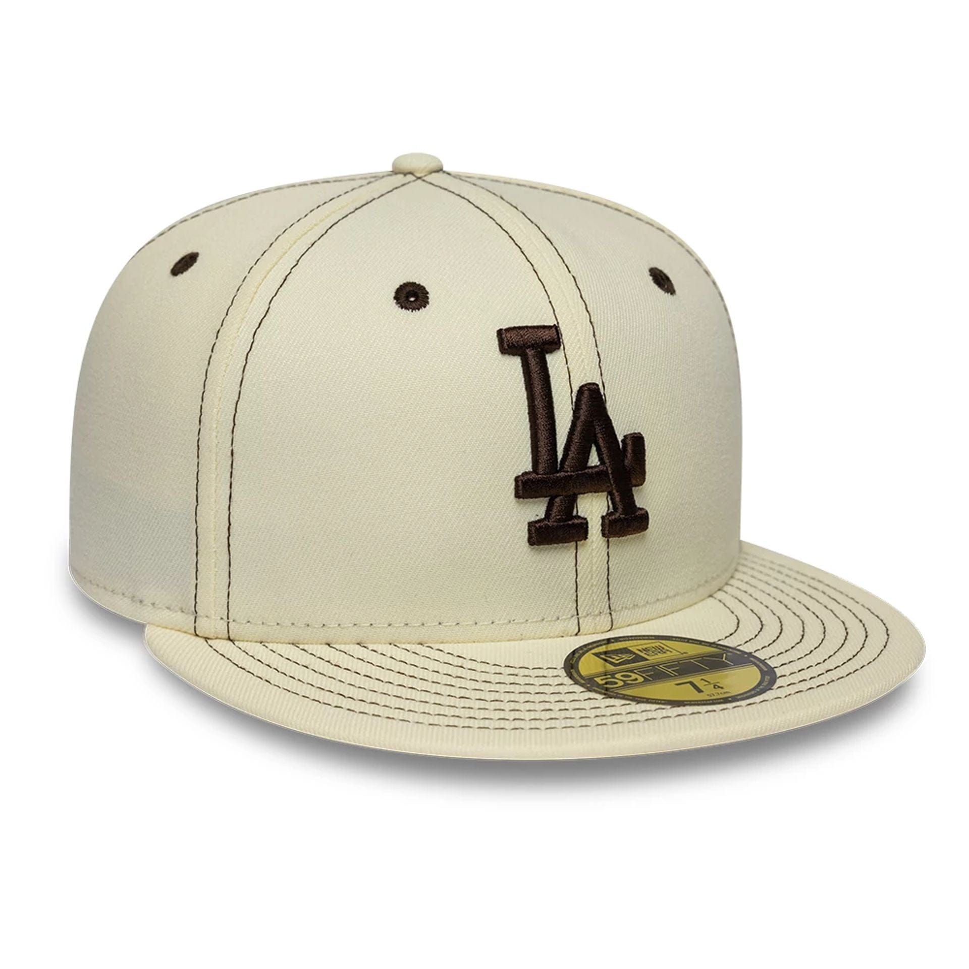 LA Dodgers MLB Contrast White 59FIFTY Fitted Cap