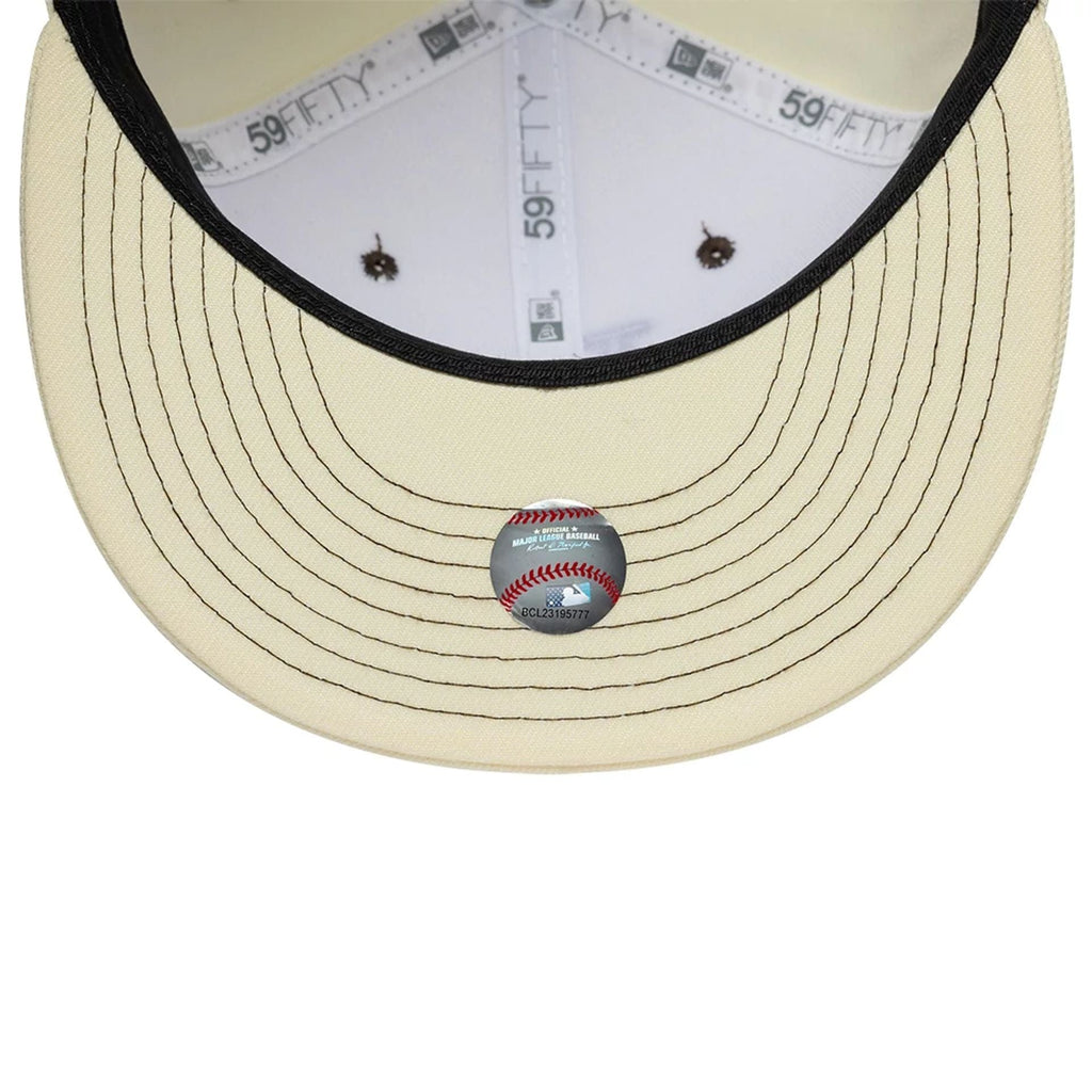 LA Dodgers MLB Contrast White 59FIFTY Fitted Cap