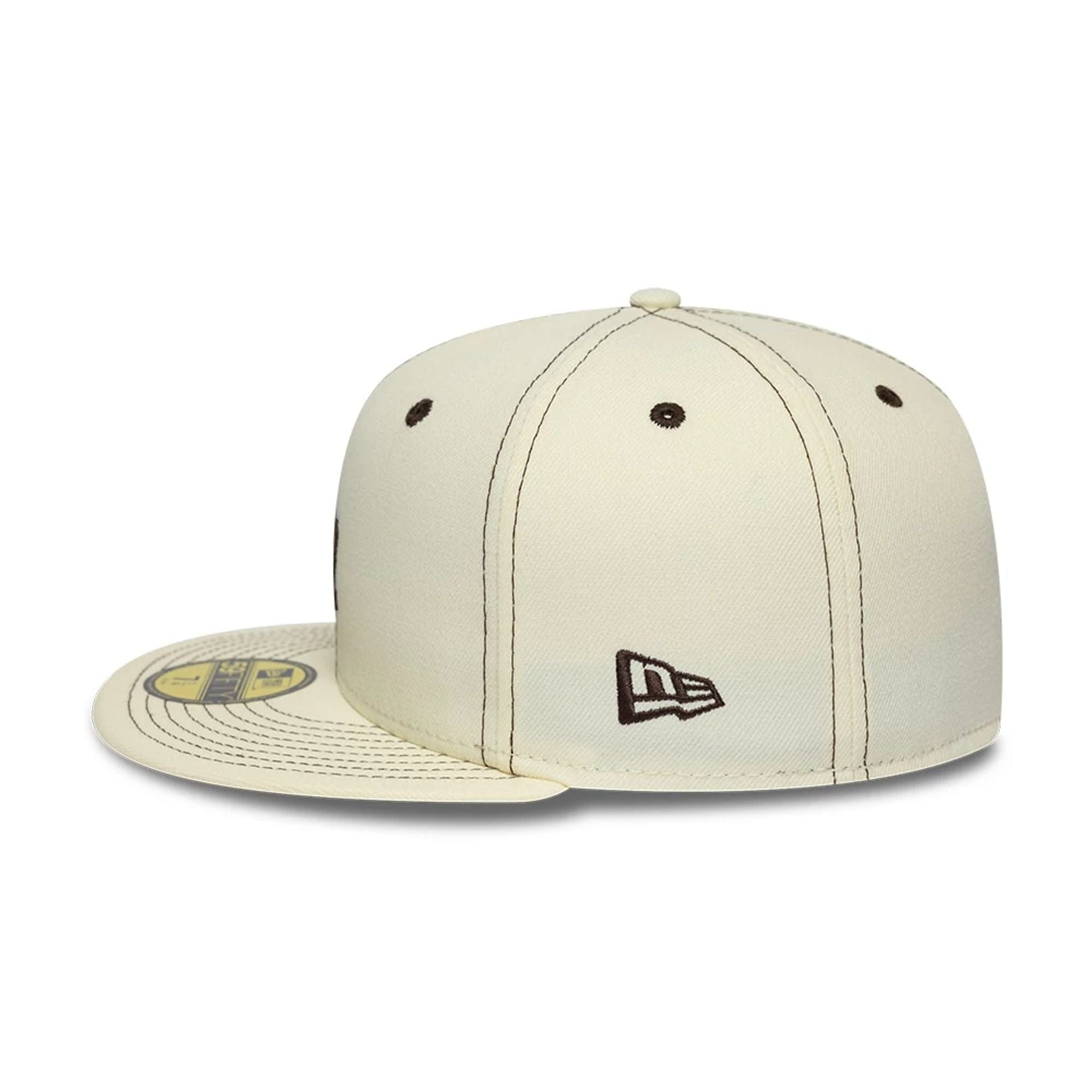 LA Dodgers MLB Contrast White 59FIFTY Fitted Cap