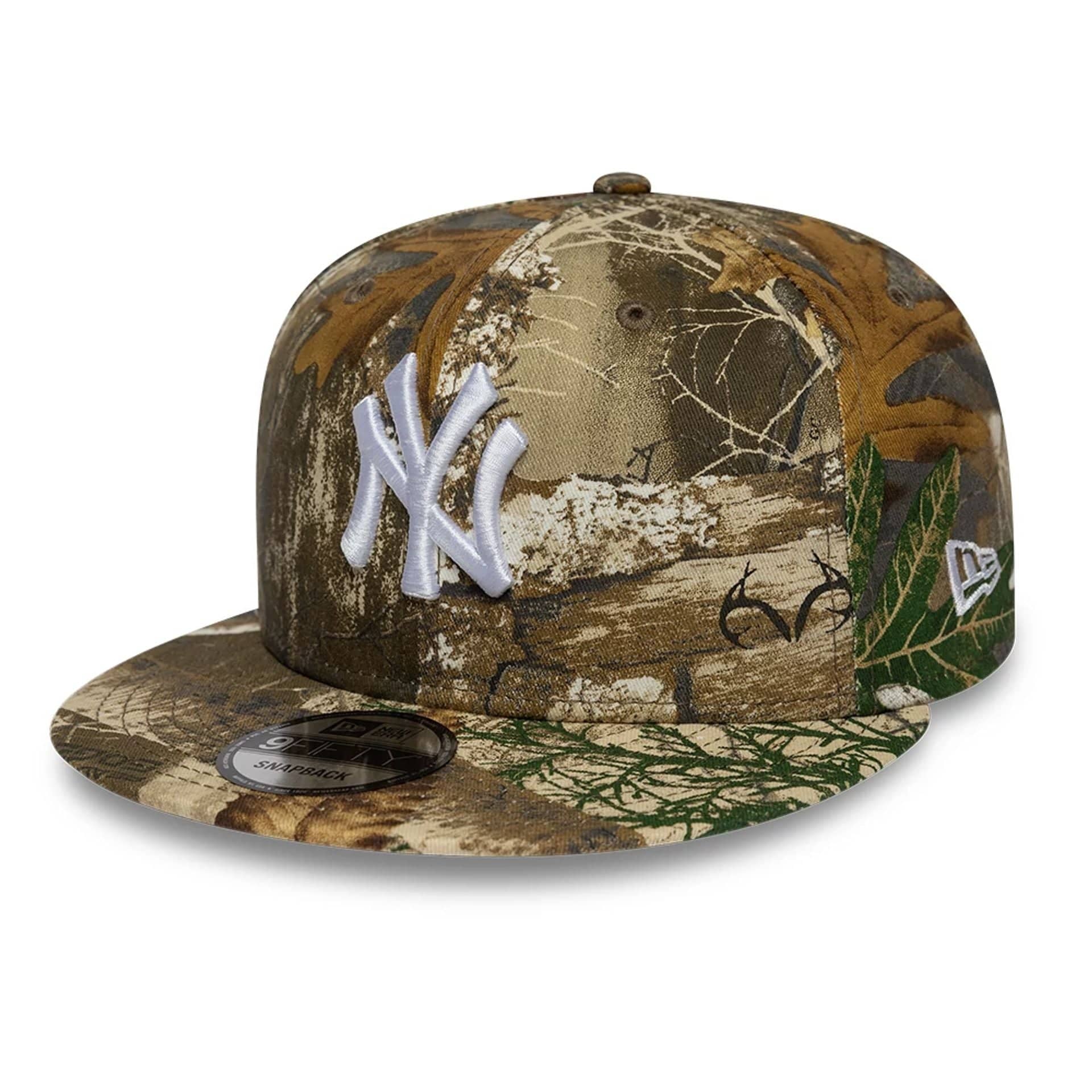 New York Yankees MLB Real Tree Beige 9FIFTY Snapback Cap