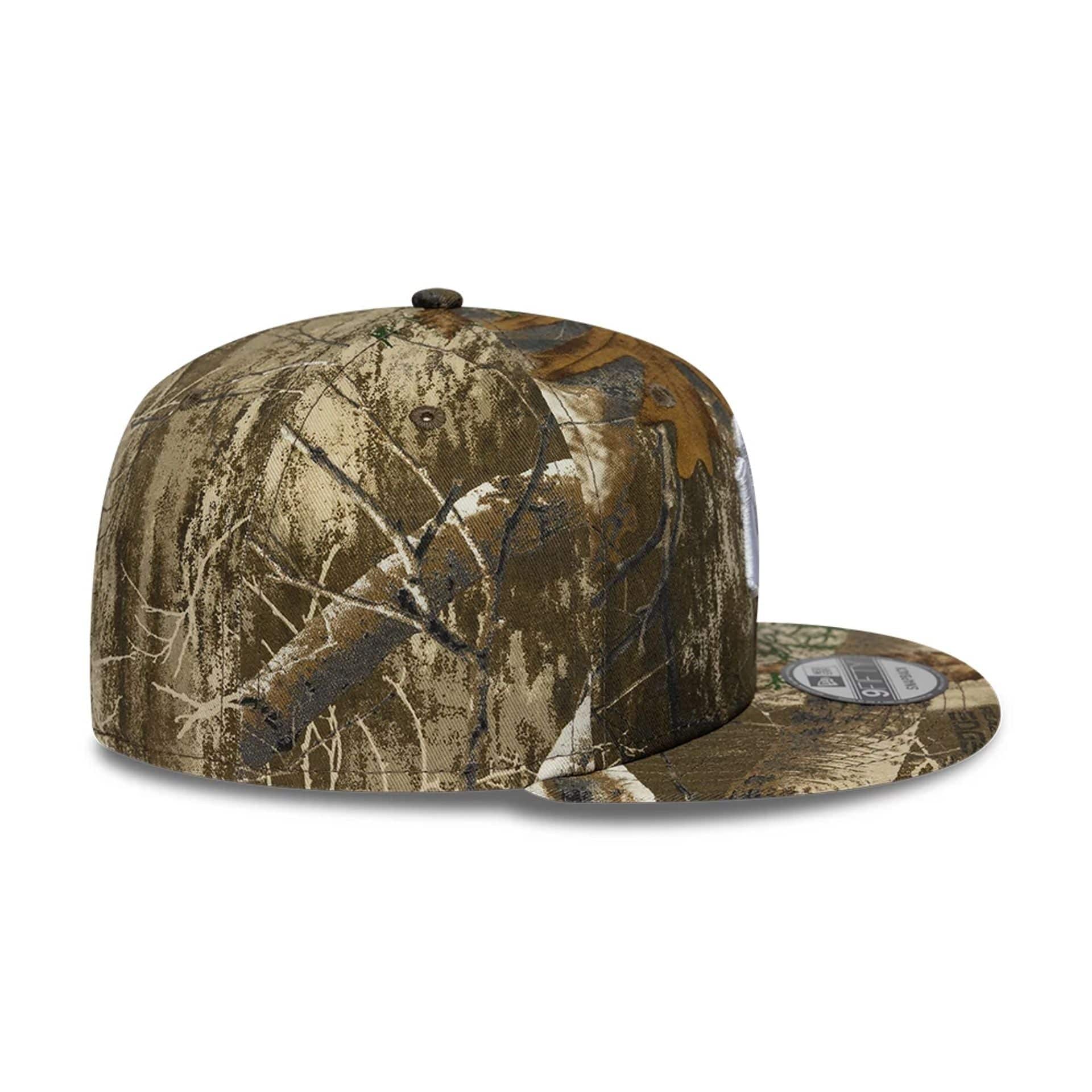 New York Yankees MLB Real Tree Beige 9FIFTY Snapback Cap