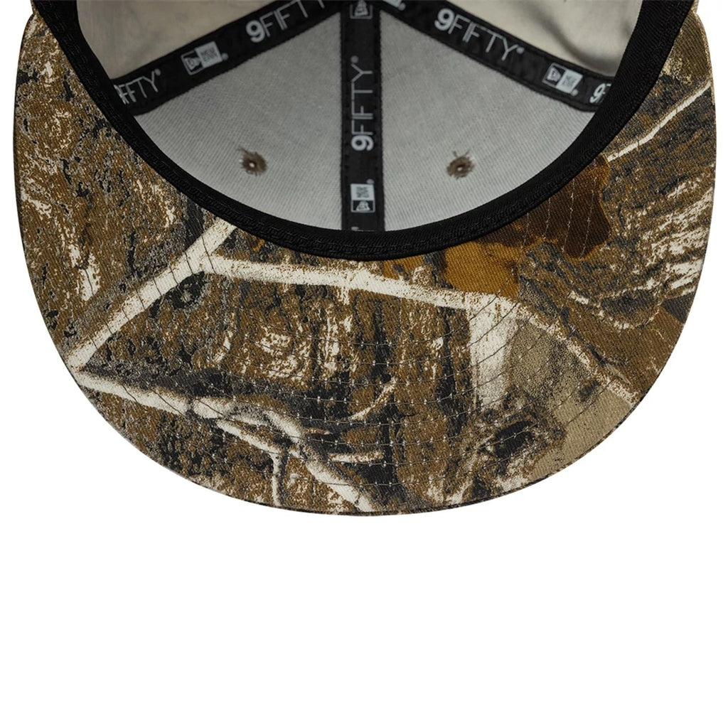 New Era Real Tree Beige 9FIFTY Snapback Cap